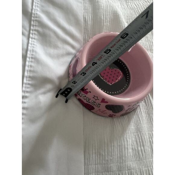 Whisker City Pet Bowl Cat Dog Pink Princess Crown Dishwasher Safe Pretty - Picture 7 of 7